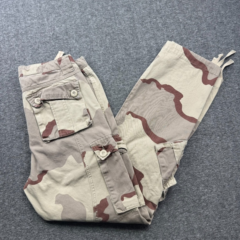 Match Matchstick Cargo Camo Pants Mens Size 32x30 Grunge Streetwear